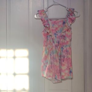 Shosho kids girls size 12 romper